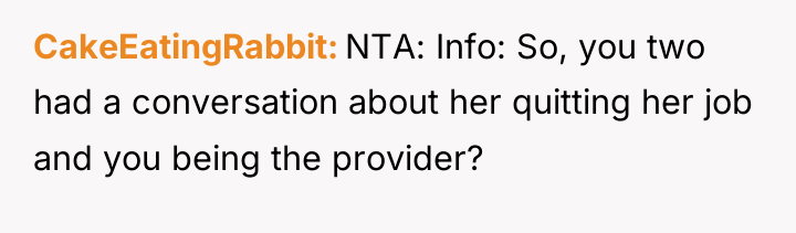 CakeEatingRabbit NTA: Info: So, you two had a conversation about...