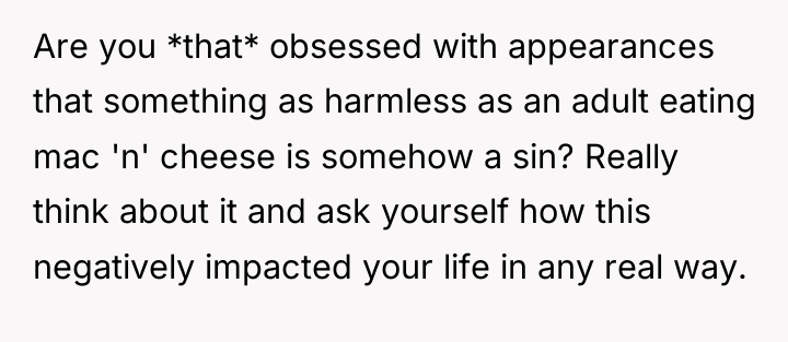 Are you *that* obsessed with appearances that something as harmless...