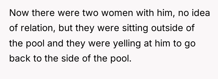 Now there were two women with him, no idea of...