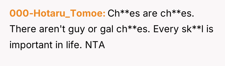 000-Hotaru_Tomoe Ch**es are ch**es. There aren't guy or gal ch**es....