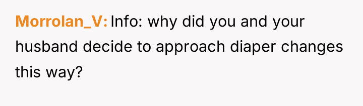 Morrolan_V Info: why did you and your husband decide to...