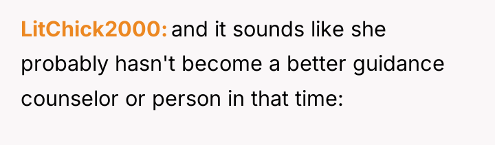 LitChick2000 and it sounds like she probably hasn't become a...