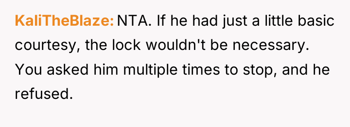 KaliTheBlaze NTA. If he had just a little basic courtesy,...