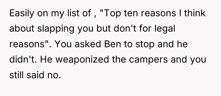 Easily on my list of , "Top ten reasons I...