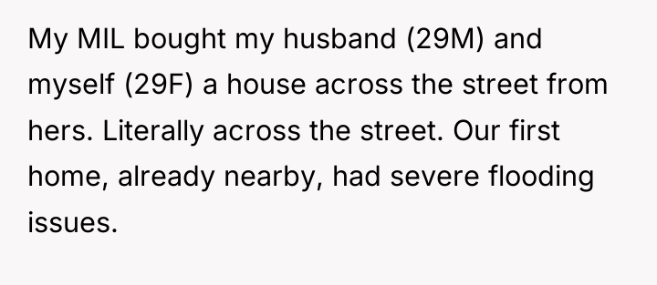 My MIL bought my husband (29M) and myself (29F) a...
