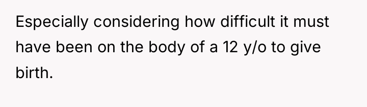 Especially considering how difficult it must have been on the...