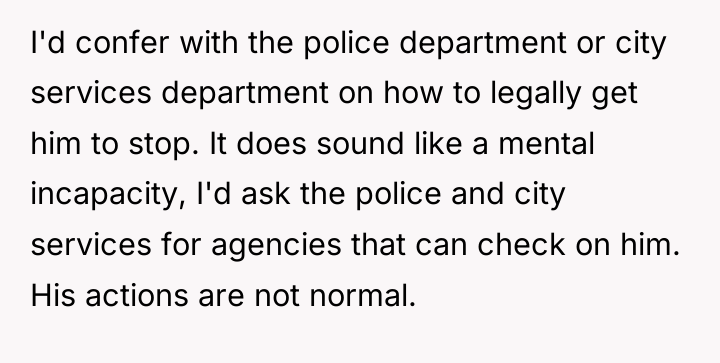 I'd confer with the police department or city services department...