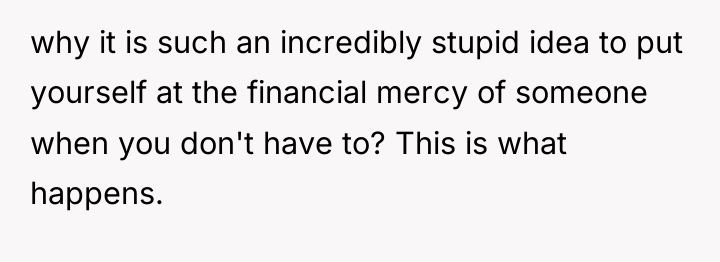 why it is such an incredibly stupid idea to put...
