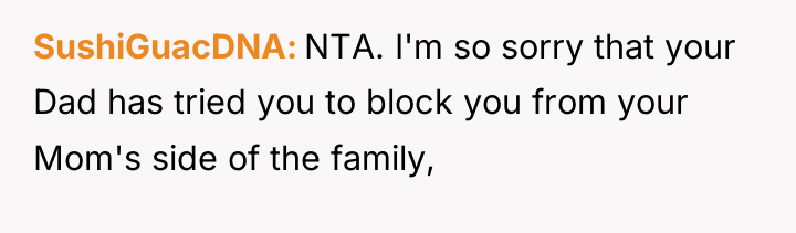 SushiGuacDNA NTA. I'm so sorry that your Dad has tried...
