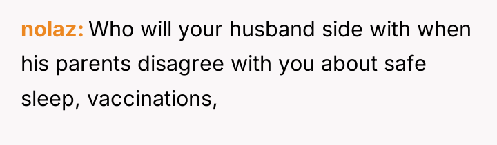nolaz Who will your husband side with when his parents...