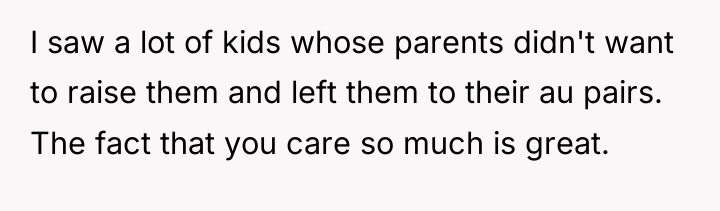 I saw a lot of kids whose parents didn't want...