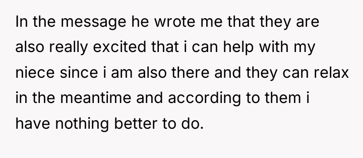 In the message he wrote me that they are also...