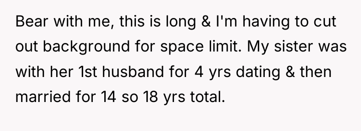 Bear with me, this is long & I'm having to...