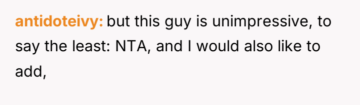 antidoteivy but this guy is unimpressive, to say the least:...