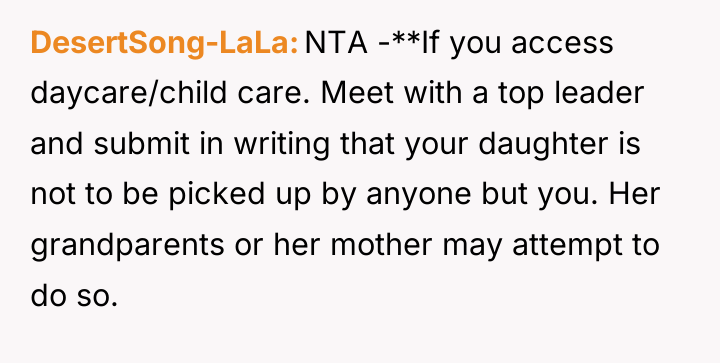 DesertSong-LaLa NTA -**If you access daycare/child care. Meet with a...