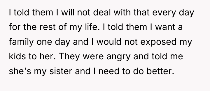 I told them I will not deal with that every...
