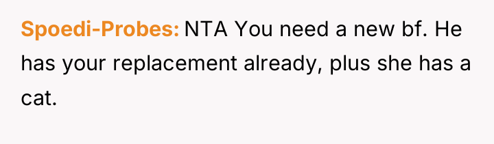 Spoedi-Probes NTA You need a new bf. He has your...