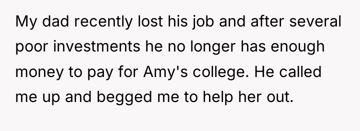 My dad recently lost his job and after several poor...