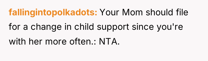 fallingintopolkadots Your Mom should file for a change in child...