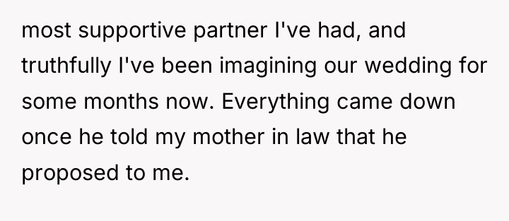 most supportive partner I've had, and truthfully I've been imagining...