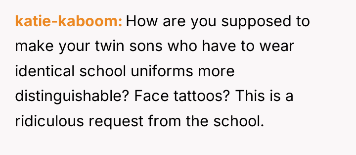 katie-kaboom How are you supposed to make your twin sons...