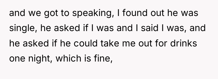 and we got to speaking, I found out he was...
