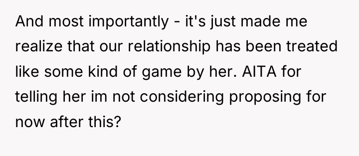 And most importantly - it's just made me realize that...