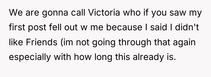 We are gonna call Victoria who if you saw my...