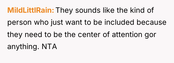 MildLittlRain They sounds like the kind of person who just...