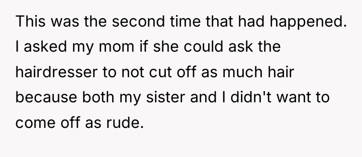 This was the second time that had happened. I asked...