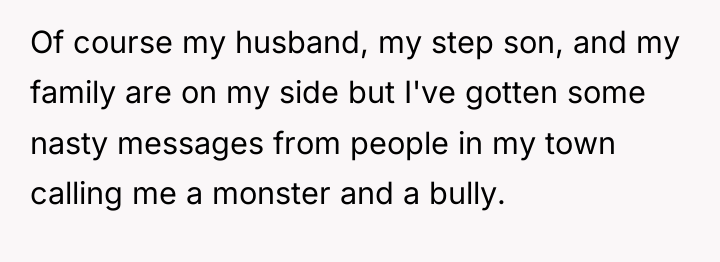 Of course my husband, my step son, and my family...