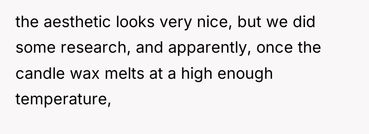 the aesthetic looks very nice, but we did some research,...