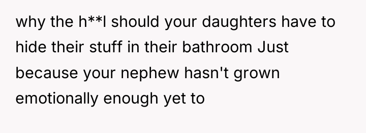 why the h**l should your daughters have to hide their...