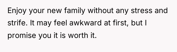 Enjoy your new family without any stress and strife. It...