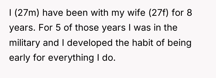 I (27m) have been with my wife (27f) for 8...