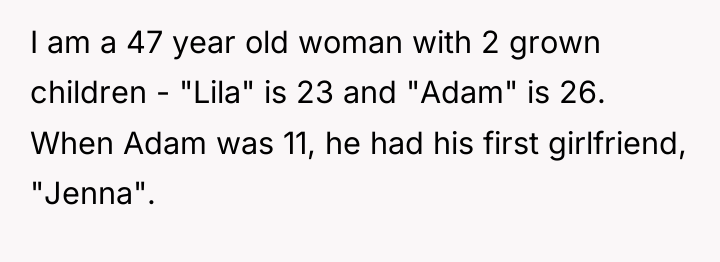 I am a 47 year old woman with 2 grown...