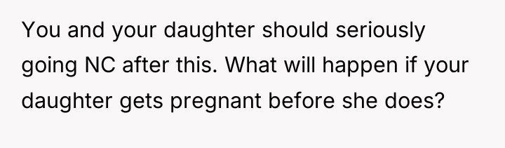You and your daughter should seriously going NC after this....