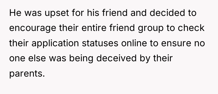 He was upset for his friend and decided to encourage...
