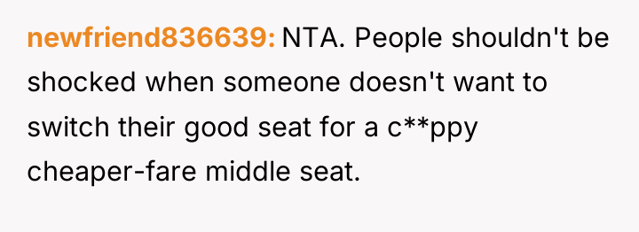 newfriend836639 NTA. People shouldn't be shocked when someone doesn't want...