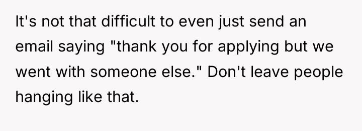 It's not that difficult to even just send an email...