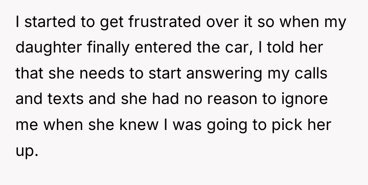 I started to get frustrated over it so when my...