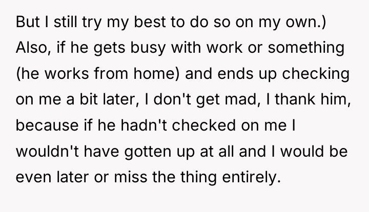 But I still try my best to do so on...