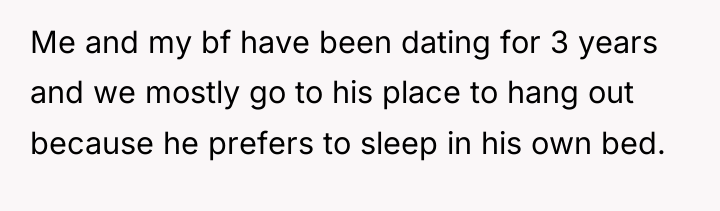 Me and my bf have been dating for 3 years...