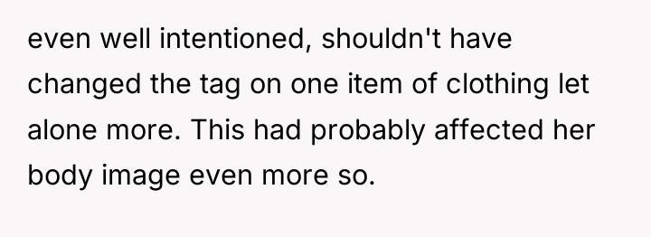 even well intentioned, shouldn't have changed the tag on one...