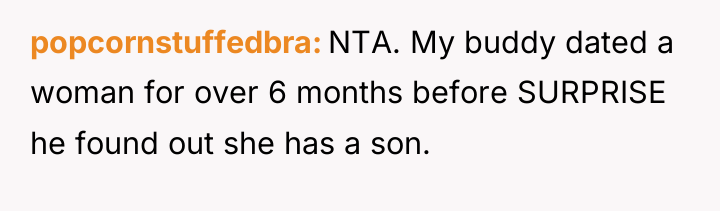 popcornstuffedbra NTA. My buddy dated a woman for over 6...