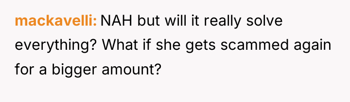 mackavelli NAH but will it really solve everything? What if...