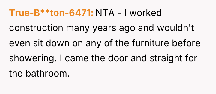 True-B**ton-6471 NTA - I worked construction many years ago and...