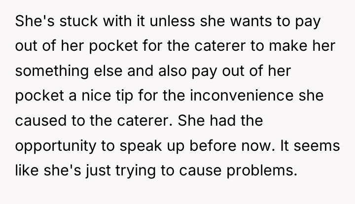 She's stuck with it unless she wants to pay out...