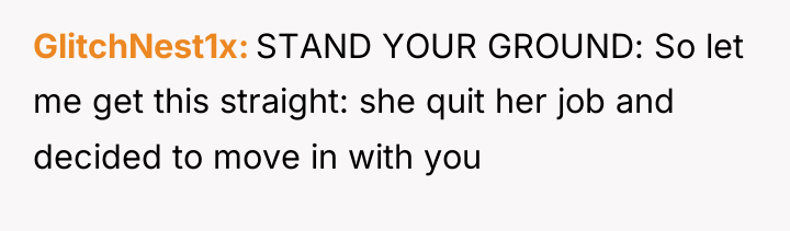 GlitchNest1x STAND YOUR GROUND: So let me get this straight:...