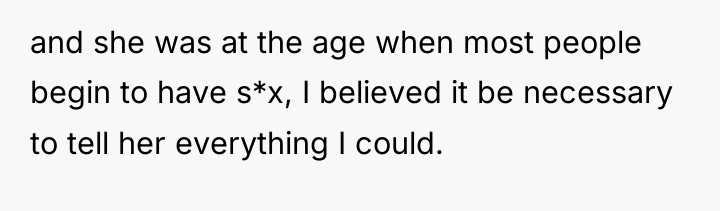 and she was at the age when most people begin...